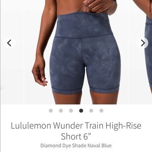Lululemon Wunder Train High Rise Short